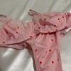 Kalp Desenli Pembe Bralet Takımı